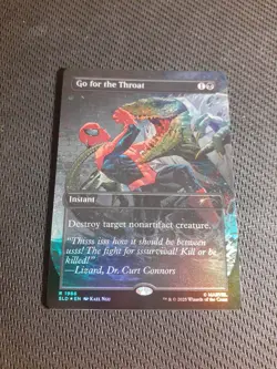 Go for the Throat 1986 Marvel's Spider-Man: Villainous Plot Secret Lair Foil - Image 1