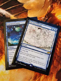 MTG - Fractured Sanity - Modern Horizons 2 - Rare Pair 1 regular, 1 showcase NM - Image 1