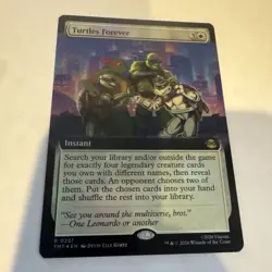MTG Turtles Forever (Extended Art) #261 *Foil* (NM) - TMNT - Image 1