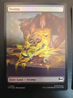 MTG Teenage Mutant Ninja Turtles Full Art Lands Foil #253-257 Near Mint - Image 2