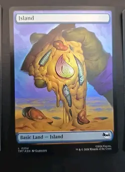 MTG Teenage Mutant Ninja Turtles Full Art Lands Foil #253-257 Near Mint - Image 3