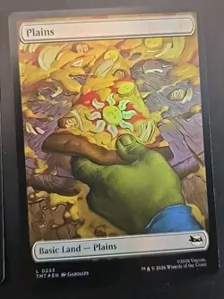 MTG Teenage Mutant Ninja Turtles Full Art Lands Foil #253-257 Near Mint - Image 4