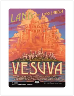 1x Vesuva, 0022, Non-Foil, Secret Lair Encyclopedia, MTG NM - Image 1