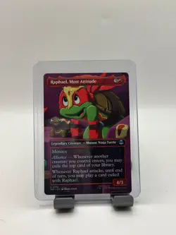 MTG, Raphael, Most Attitude $3 ORDER MIN 199 (Borderless) Teenage Mutant TMT - Image 1