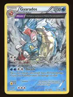 2015 Pokemon TCG Gyarados Ancient Origins 21/98 Cosmos Holo - Image 1