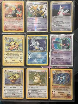 Pokemon TCG 9-Card Mixed Lot Holo, (Damaged! some Minor Others Are Major) Pleas - Image 1