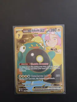 Pokemon Iono's Bellibolt ex 188/159 Journey Together Hyper Rare Full Art Holo - Image 1