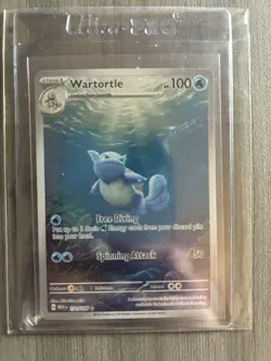 Pokemon Wartortle Illustration Rare Holo Sv: Scarlet & Violet 151 171/165 100 HP - Image 1