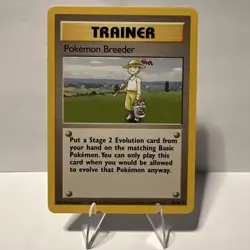 Pokemon Breeder - 076/102 Base Set Regular LP - Image 1