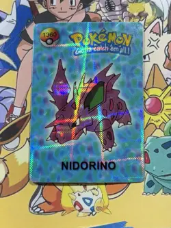 Pokemon Vintage Pocket Monsters Vending HOLO Prism Sticker 1998 Nintendo Japan - Image 1