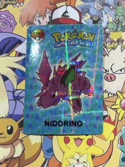 Pokemon Vintage Pocket Monsters Vending HOLO Prism Sticker 1998 Nintendo Japan - Image 2