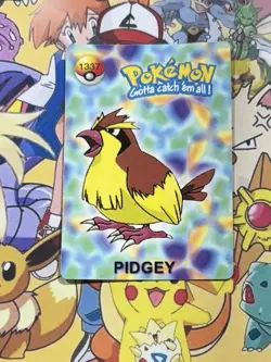 Pokemon Vintage Pocket Monsters Vending HOLO Prism Sticker 1998 Nintendo Japan - Image 2