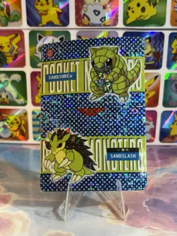 Pokemon Nidoking Vintage Pocket Monsters Vending HOLO Prism Sticker 99 Nintendo - Image 1