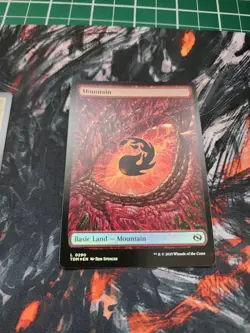 Foil Mountain (0290) Tarkir: Borderless Foil Special Land Magic Gathering Mtg - Image 2