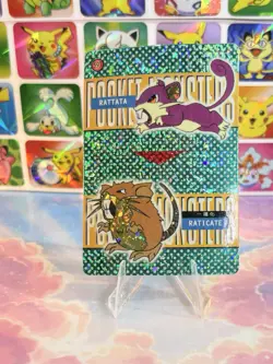 Pokemon Charizard Vintage Pocket Monsters Vending HOLO Prism Sticker 99 Nintendo - Image 3