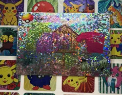 Pokemon Charizard Vintage Pocket Monsters Vending HOLO Prism Sticker 99 Nintendo - Image 2