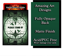 Please Stand by Card Sleeves - 100 Pack for MTG, Magic the Gathering, TCG Decks - Image 3