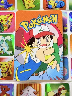 Pokemon Dotrio Vintage Pocket Monsters Vending HOLO Prism Sticker 00 Nintendo - Image 5