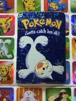Pokemon 151 Vintage Pocket Monsters Vending HOLO Prism Sticker 2000 Nintendo - Image 2