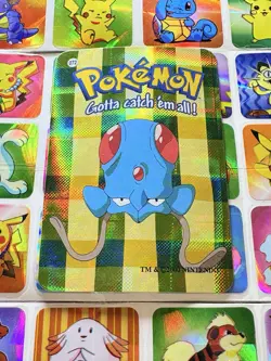 Pokemon 151 Vintage Pocket Monsters Vending HOLO Prism Sticker 2000 Nintendo - Image 3