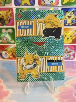 Pokemon Charizard Vintage Pocket Monsters Vending HOLO Prism Sticker 99 Nintendo - Image 4