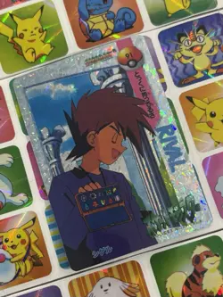 Pokemon Charizard Vintage Pocket Monsters Vending HOLO Prism Sticker 99 Nintendo - Image 1