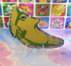 Pokemon Vintage Pocket Monsters Vending HOLO Prism Sticker 1996 Nintendo Metapod - Image 2