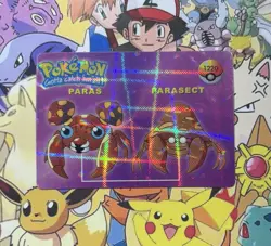 Pokemon Charizard Vintage Pocket Monsters Vending HOLO Prism Sticker 99 Nintendo - Image 1