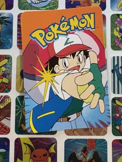 Pokemon 151 Vintage Pocket Monsters Vending HOLO Prism Sticker 2000 Nintendo - Image 5