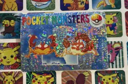 Pokemon Charizard Vintage Pocket Monsters Vending HOLO Prism Sticker 99 Nintendo - Image 4