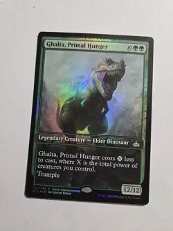 Ghalta Primal Hunger Borderless FOIL Extended Art PROMO x1 MTG ENGLISH Rare - Image 3