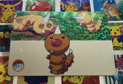 Pokemon Pikachu Vintage Pocket Monsters Vending HOLO Prism Sticker 1998 Bandai - Image 4