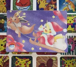 Pokemon Pikachu Vintage Pocket Monsters Vending HOLO Prism Sticker 1998 Bandai - Image 5