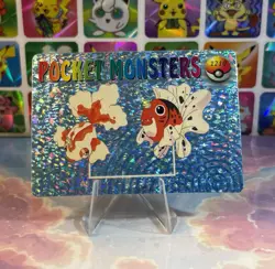 Pokemon HOLO Vintage Pocket Monsters Prism Sticker 1998 Rare Nintendo Seaking - Image 1