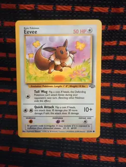 Eevee 51/64 1st Edition - Pokemon Jungle - NM - Image 1