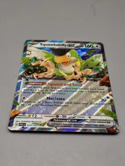Squawkabilly EX 75/091 Double Rare Holo - Sv4.5 - Paldean Fates NM Pokemon TCG - Image 1