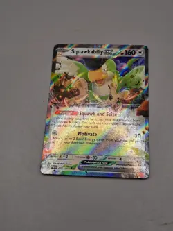 Squawkabilly EX 75/091 Double Rare Holo - Sv4.5 - Paldean Fates NM Pokemon TCG - Image 2