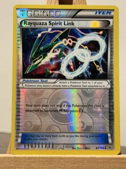 Rayquaza Spirit Link - 87/108 - Pokemon Roaring Skies XY Reverse Holo Rare - Image 1