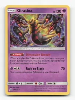 Pokemon TCG - Giratina 86/236 Lightly Played Holo Rare Unified Minds - Image 1