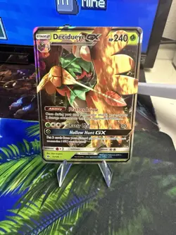 Pokemon TCG Decidueye GX Full Art Holo 12/149 Sun Moon Base Set - Image 1