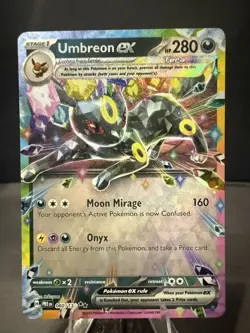 Umbreon ex 060/131 Sv: Prismatic Evolutions Holo Double Rare Pokemon Near Mint - Image 1