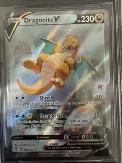 Pokemon TCG Evolving Skies Dragonite v Alt Art 192/203 NM - Image 1