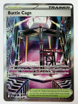 Pokemon Battle Cage 116/094 Ultra Rare Full Art Holo NM - Image 1