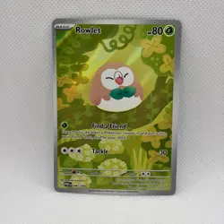 🔥Rowlet - Holo Illustration Rare Pokemon ME03: Perfect Order 090/088 NM Cond - Image 1