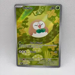 🔥Rowlet - Holo Illustration Rare Pokemon ME03: Perfect Order 090/088 NM Cond - Image 3