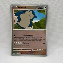 🔥Snorlax 063/088 Common Pokemon TCG Perfect Order Pokemon Reverse Holo NM - Image 1