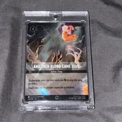 Ravensburger Disney Lorcana And Then Along Came Zeus Enchanted Foil Holo 222/204 - Image 1