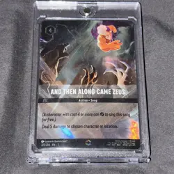 Ravensburger Disney Lorcana And Then Along Came Zeus Enchanted Foil Holo 222/204 - Image 2