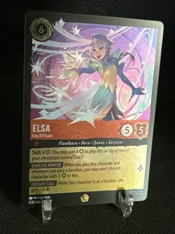 Elsa, Ice Artisan - Winterspell - Legendary - COLD FOIL - Disney Lorcana - Image 3