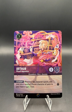 Disney Lorcana Arthur Wizard’s Apprentice Enchanted 207/204 | NM - Image 1